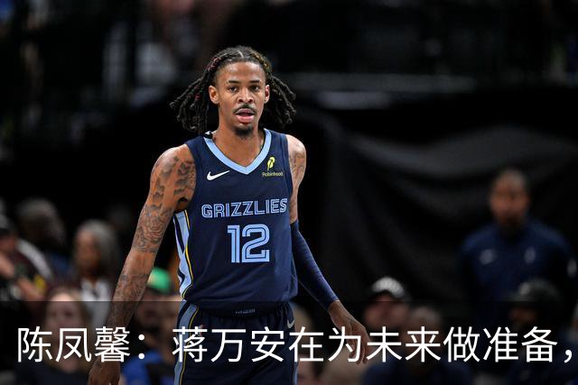 陈凤馨：蒋万安在为未来做准备，但应不会先攻2028大位